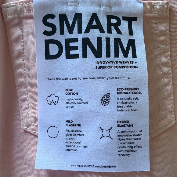 DL1961 peach frayed hem denim shorts Size 25 - Picture 3 of 5